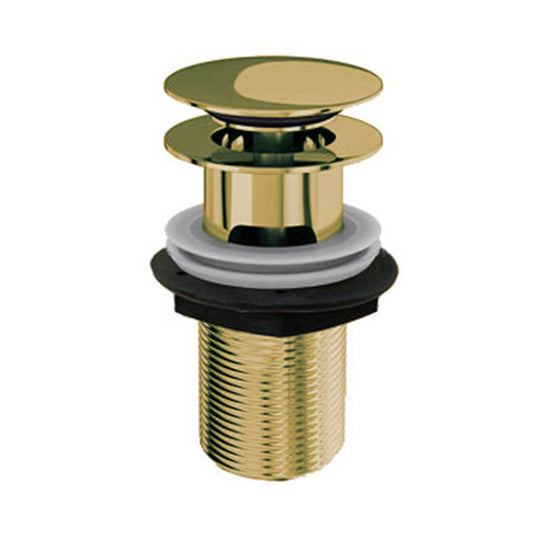 Burlington Click-Clack Slotted Basin Waste Gold | W11-GOLD - Envy Bathrooms Ltd