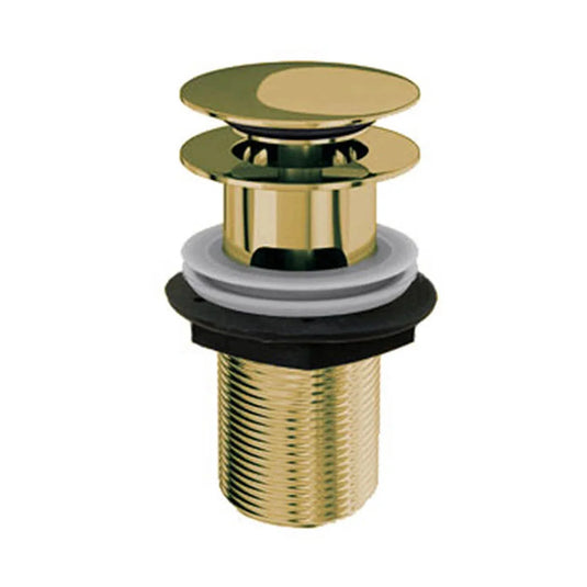 Burlington Click-Clack Slotted Basin Waste Gold | W11-GOLD - Envy Bathrooms Ltd