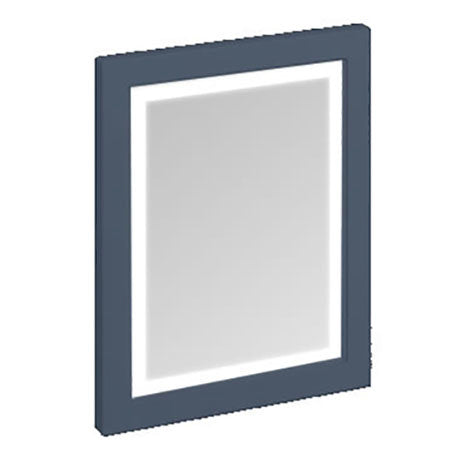 Burlington Framed 60 Mirror with LED Illumination Blue | M6MB - Envy Bathrooms Ltd