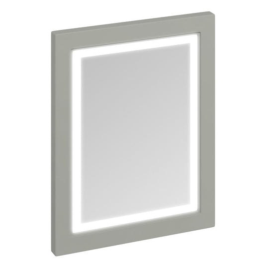 Burlington Framed 60 Mirror with LED Illumination Dark Olive | M6MO - Envy Bathrooms Ltd