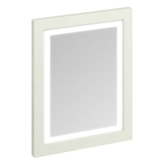 Burlington Framed 60 Mirror with LED Illumination Sand | M6MS - Envy Bathrooms Ltd