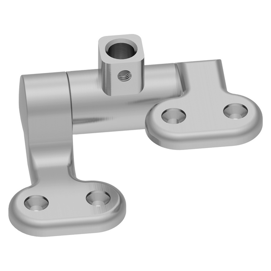 Burlington Guild Seat Hinges With Top Fixings Brushed Nickel | GUHGL - Envy Bathrooms Ltd