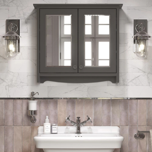 Burlington Guild Wall Mounted Light with Clear Glass Chrome | GUL002C - Envy Bathrooms Ltd