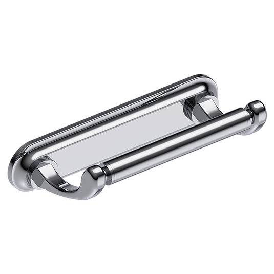 Burlington Guild Wall-Mounted Toilet Roll Holder Chrome | GU029C - Envy Bathrooms Ltd