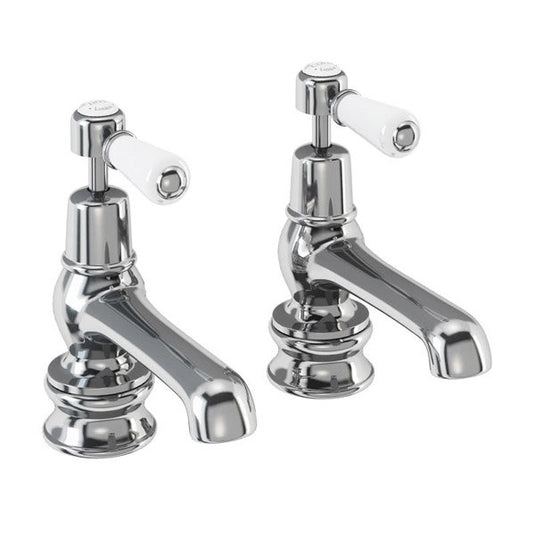 Burlington Kensington Regent Basin Taps 5" Chrome | KER2 - Envy Bathrooms Ltd