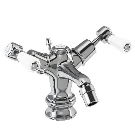 Burlington Kensington Regent Bidet Mixer with Pop Up Waste Chrome | KER13 - Envy Bathrooms Ltd