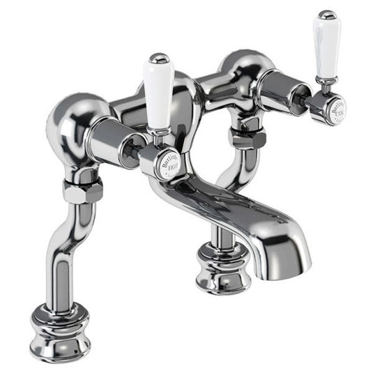 Burlington Kensington Regent Deck Mounted Bath Filler Chrome | KER23 - Envy Bathrooms Ltd