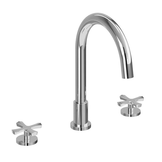 Burlington Riviera Art Deco 3 Hole Bath Filler Chrome | RIV32-CHR - Envy Bathrooms Ltd