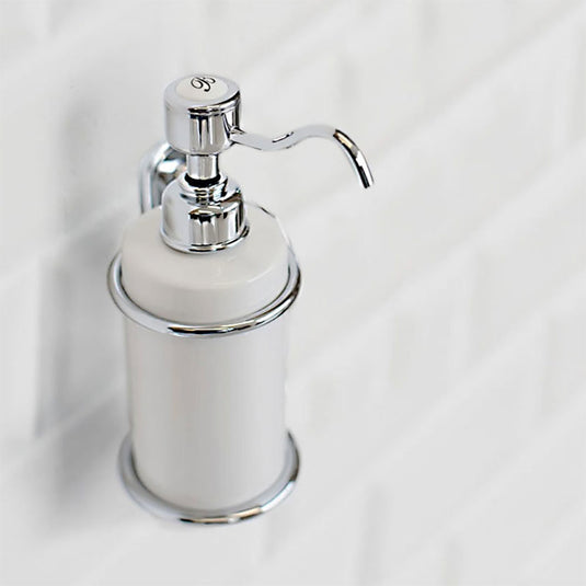 Burlington Single Soap Dispenser Chrome | A19CHR - Envy Bathrooms Ltd