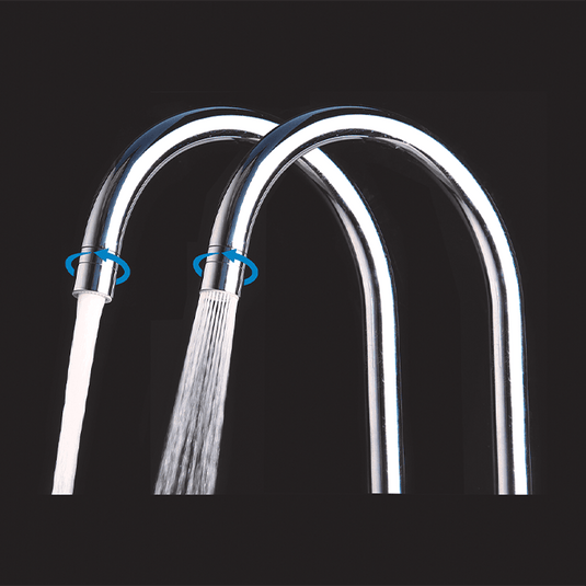 Clearwater Davina Dual Lever Twist & Spray Monobloc Kitchen Sink Mixer Tap - Brushed Nickel - DA20BN - Envy Bathrooms Ltd