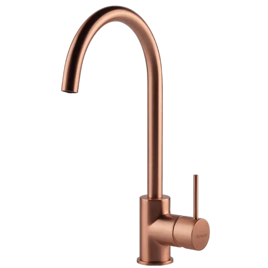 Clearwater Elara C Single Lever Monobloc Kitchen Sink Mixer Tap - Brushed Copper - CW02590BC - Envy Bathrooms Ltd