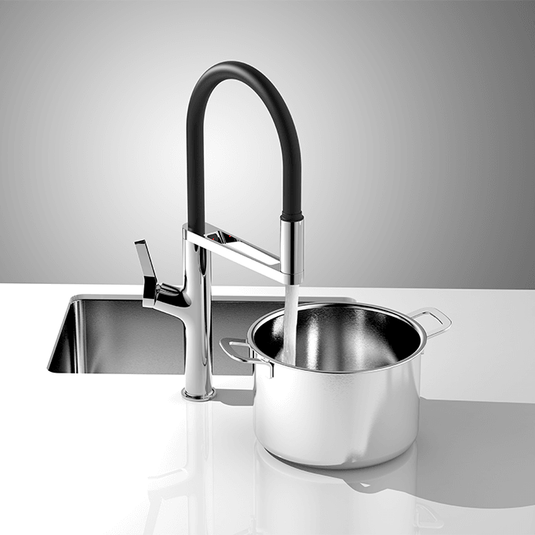 Clearwater Galex Filtered Water Pull Out Kitchen Sink Mixer Tap - Brushed Nickel - GAL20BN - Envy Bathrooms Ltd