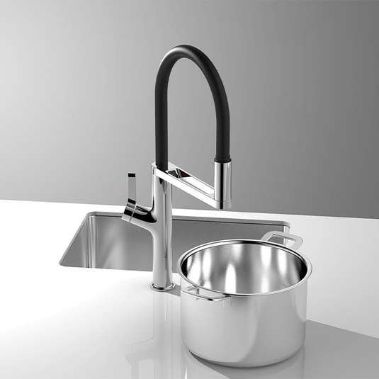 Clearwater Galex Filtered Water Pull Out Kitchen Sink Mixer Tap - Brushed Nickel - GAL20BN - Envy Bathrooms Ltd