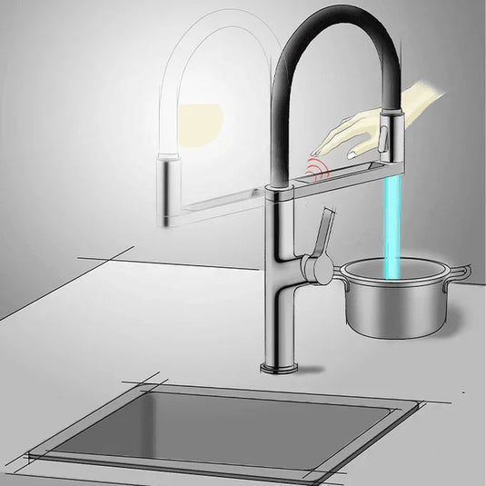 Clearwater Galex Filtered Water Pull Out Kitchen Sink Mixer Tap - Chrome - GAL20CP - Envy Bathrooms Ltd