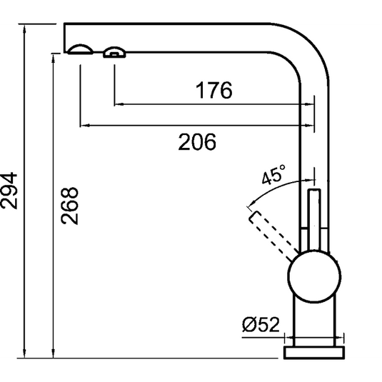 Clearwater Hydra Filtered Water Monobloc Kitchen Sink Mixer Tap - Chrome - HY2CP - Envy Bathrooms Ltd