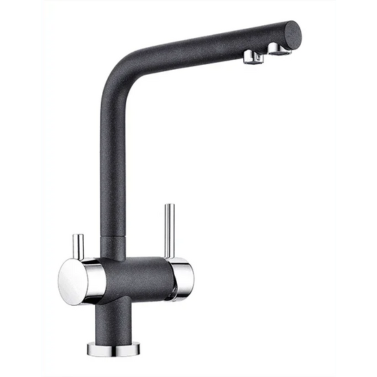 Clearwater Hydra Filtered Water Monobloc Kitchen Sink Mixer Tap - Chrome Nero - HY2NE - Envy Bathrooms Ltd