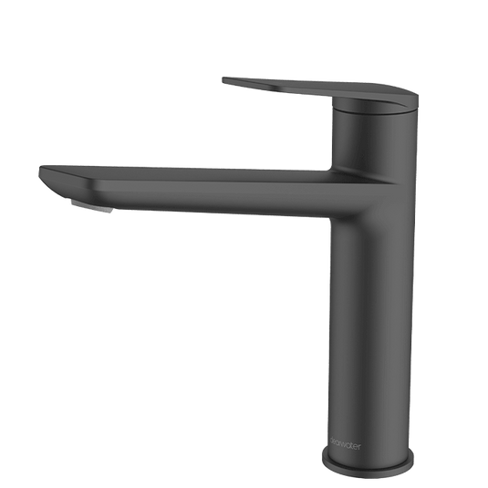 Clearwater Levant Single Lever Monobloc Kitchen Sink Mixer Tap - Matt Black - LEV10MB - Envy Bathrooms Ltd