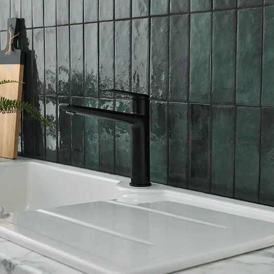 Clearwater Levant Single Lever Monobloc Kitchen Sink Mixer Tap - Matt Black - LEV10MB - Envy Bathrooms Ltd