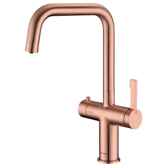 Clearwater Magus 3 3 in 1 U Spout Boiling Hot Water Kitchen Mixer Tap - Brushed Copper - MAE3KBC - Envy Bathrooms Ltd