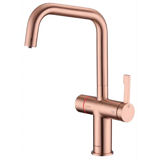 Clearwater Magus 4 4 in 1 U Spout Boiling Hot Water Kitchen Mixer Tap - Brushed Copper - MAE4BC - Envy Bathrooms Ltd
