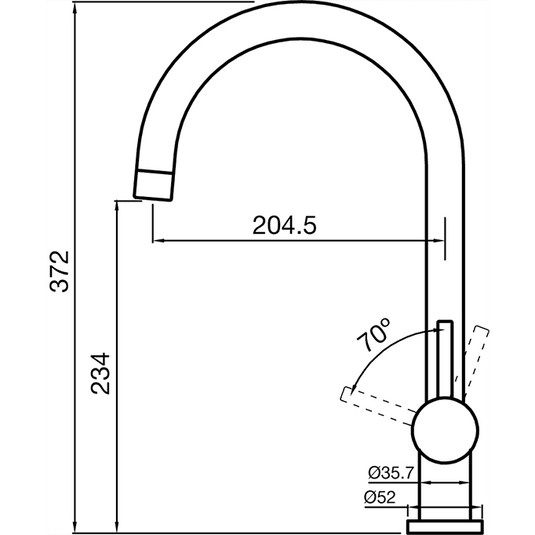 Clearwater Neso Filtered Water Monobloc Kitchen Sink Mixer Tap - Chrome - NE2CP - Envy Bathrooms Ltd