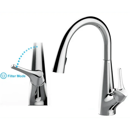 Clearwater Rosetta Filtered Water Kitchen Sink Mixer Tap - Brushed Brass - ROL10BB - Envy Bathrooms Ltd