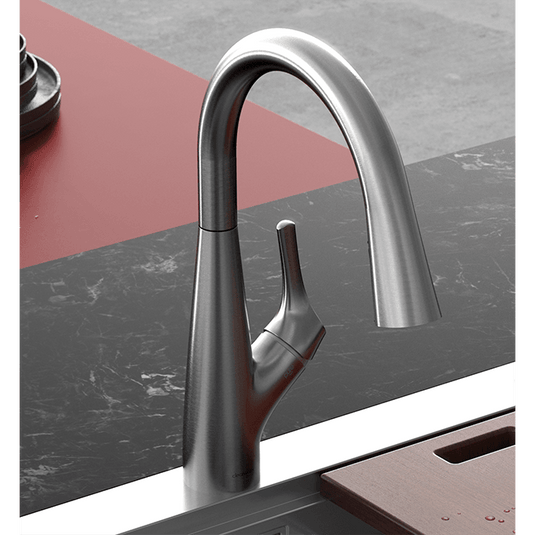 Clearwater Rosetta Filtered Water Kitchen Sink Mixer Tap - Brushed Nickel - ROL10BN - Envy Bathrooms Ltd