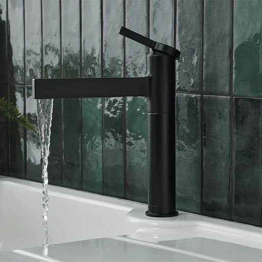 Clearwater Taku Single Lever Monobloc Kitchen Sink Mixer Tap - Matt Black - TAK10MB - Envy Bathrooms Ltd