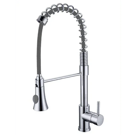 Clearwater Triton Single Lever Pull Out Kitchen Sink Mixer Tap - Chrome - TR2CP - Envy Bathrooms Ltd