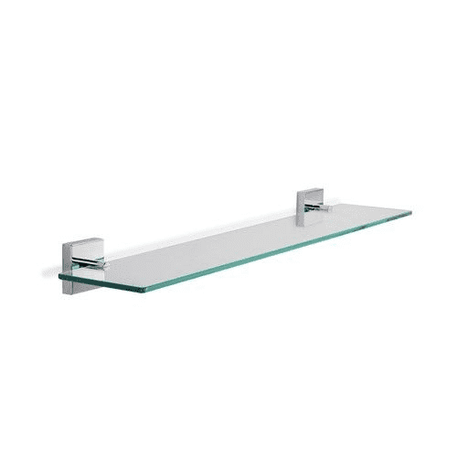 Croydex Chester Glass Shelf- Chrome - Envy Bathrooms Ltd