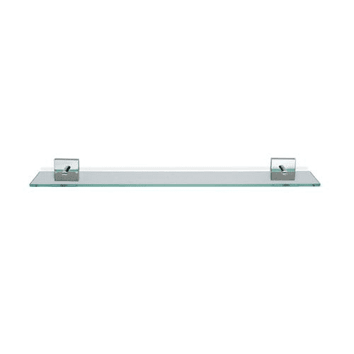 Croydex Chester Glass Shelf- Chrome - Envy Bathrooms Ltd