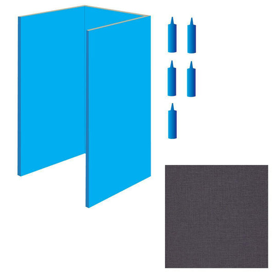 DuraPanel 1200 Recess Kit in Dark Linen - Envy Bathrooms Ltd