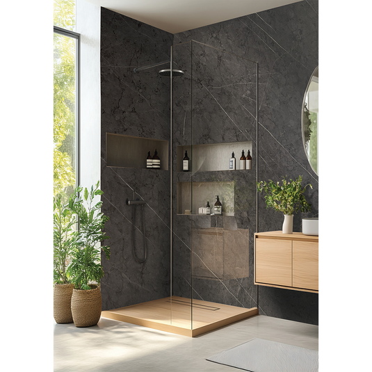 DuraPanel 7000 Natural Duralock T&G 2420 x 1185 Nero Graphite Matt | 7.243 - Envy Bathrooms Ltd