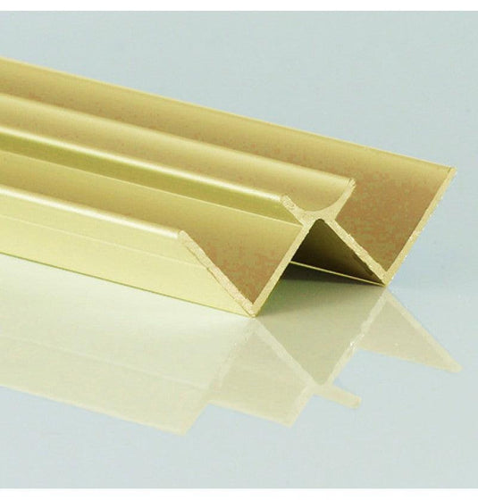 DuraPanel Brushed Brass Internal Corner - Envy Bathrooms Ltd