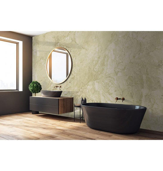 DuraPanel Classic Travertine Matt Duralock - Tongue & Groove - 2400 x 1200 - Envy Bathrooms Ltd
