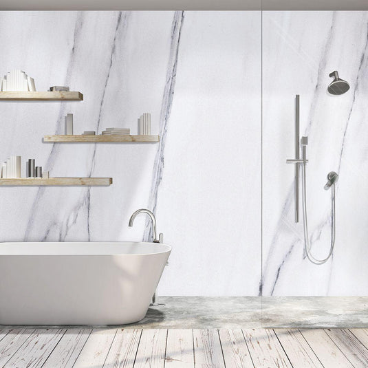 DuraPanel Large Recess Kit in Carrara Marble - Envy Bathrooms Ltd