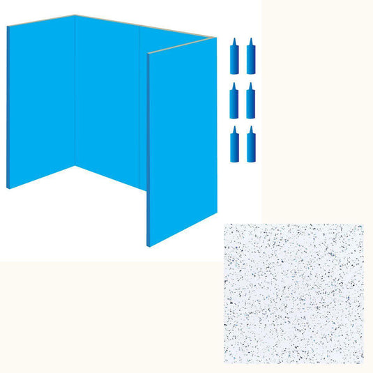 DuraPanel Large Recess Kit in White Sparkle - Envy Bathrooms Ltd