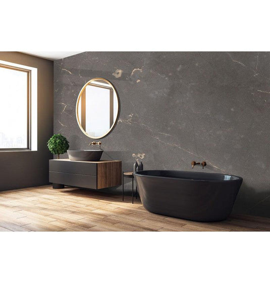 DuraPanel Natural Ferro Graphite Square Edge - 2400 x 1200 - Envy Bathrooms Ltd