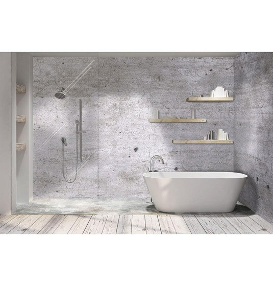 DuraPanel Natural Gunmetal Shimmer Duralock Tongue & Groove - 2400 x 1200 - Envy Bathrooms Ltd