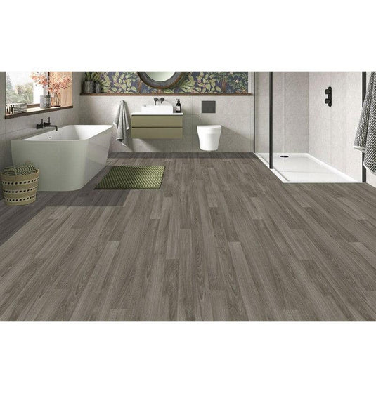 DuraPanel Plank Effect Click Flooring - Grey Oak - Envy Bathrooms Ltd