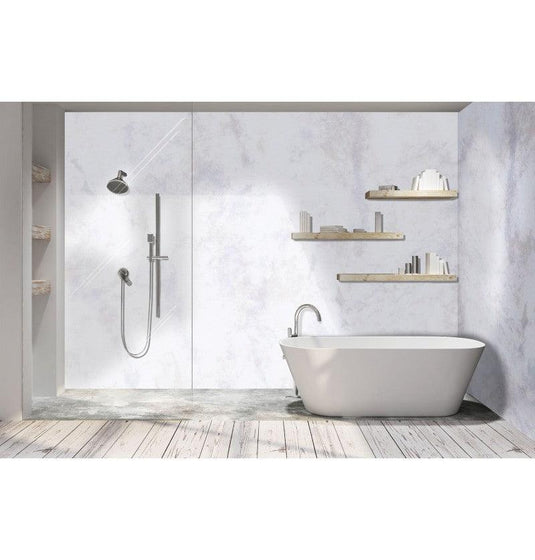 DuraPanel Premium Light Marble Duralock Tongue & Groove - 2400 x 1200 - Envy Bathrooms Ltd