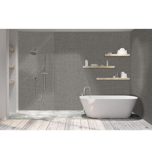 DuraPanel Premium Medium Linen Duralock Tongue & Groove - 2400 x 1200 - Envy Bathrooms Ltd