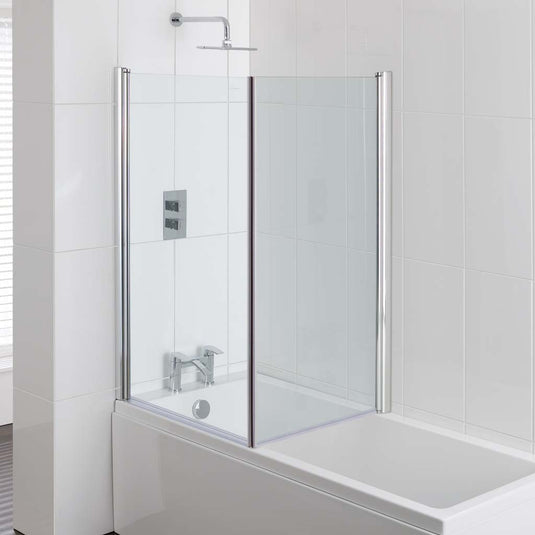 Eastbrook 1400x700mm Type 1 Across Bath Screen Chrome Profiles | 58.716