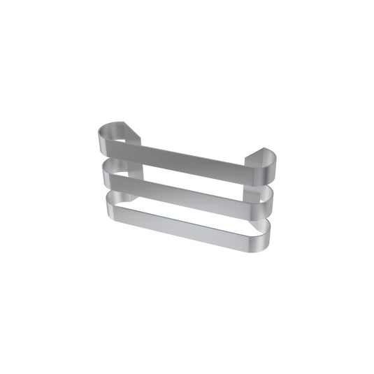 Eastbrook 280mm Curved Triple Towel Hanger Brushed Stainless Steel | 101.0051