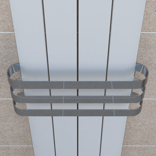 Eastbrook 280mm Curved Triple Towel Hanger Polished Stainless Steel | 101.0057