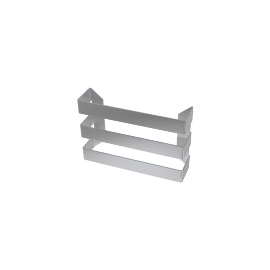 Eastbrook 280mm Flat Triple Towel Hanger Brushed Stainless Steel | 101.0048