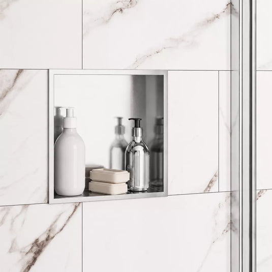 Eastbrook 300x300mm Shower Niche Chrome | 52.701 - Envy Bathrooms Ltd
