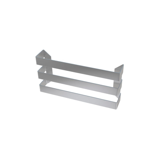 Eastbrook 375mm Flat Triple Towel Hanger Brushed Stainless Steel | 101.0049