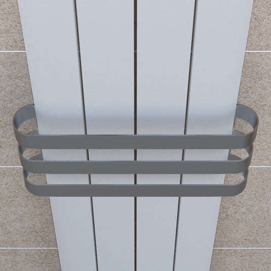 Eastbrook 470mm Curved Triple Towel Hanger Brushed Stainless Steel | 101.0053