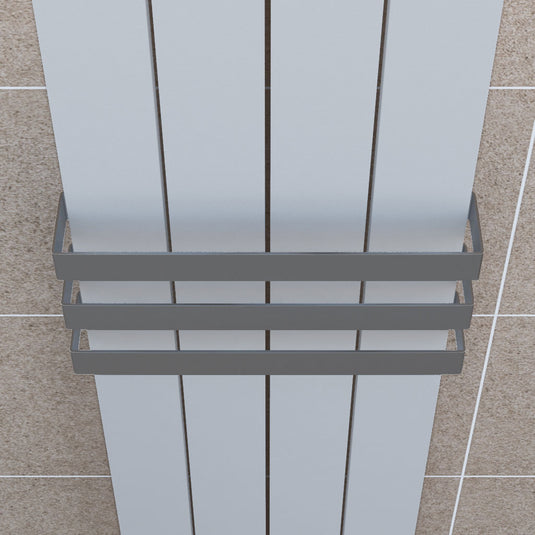 Eastbrook 565mm Flat Triple Towel Hanger Brushed Stainless Steel | 101.0064